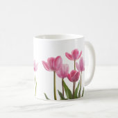 Mug Tulipes roses (Devant droit)