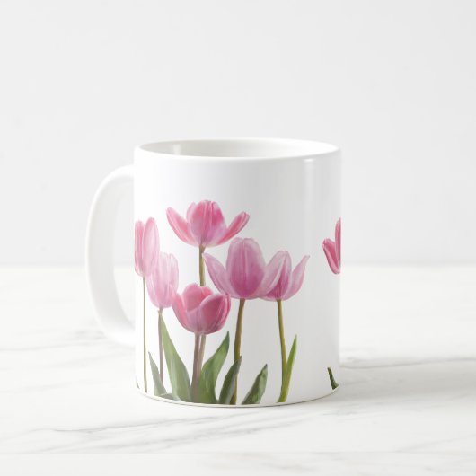 Mug Tulipes roses (Devant gauche)