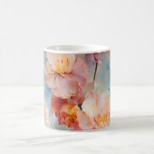 Mug Tulipes roses Aquarelle Motif Floral (Centre)
