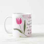 Mug Tulipes roses Imprimer Musique (Gauche)