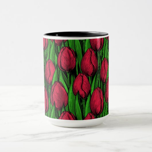 Mug Tulipes rouges (Centre)