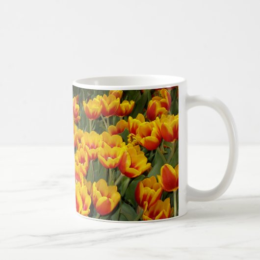 Mug Tulipes rouges et jaunes (Droite)