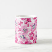 Mug Tulips aquarelle : conception de carte dessinée à (Centre)