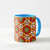 Mug Tulips Bouquet Motif (Devant droit)
