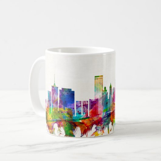 Mug Tulsa Oklahoma Skyline (Devant gauche)