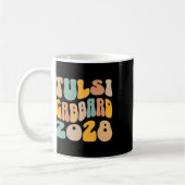 Mug Tulsi Gabrd 2028 For President Wavy Groovy Electio (Gauche)