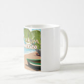 Mug Tulum, affiche de voyage mexicaine (Devant droit)