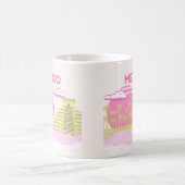 Mug Tulum, Mexique, Art de voyage, Rose (Centre)