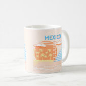 Mug Tulum, Mexique, Art Voyage, Plage d'été (Devant droit)