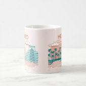 Mug Tulum, Mexique, Art Voyage, Retro (Centre)