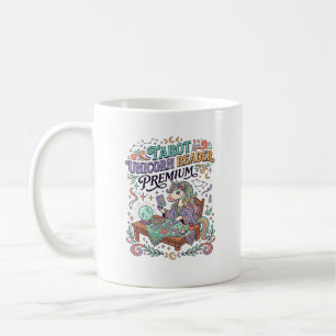 Mug Tunique de lecteur de Tarot Licorne Premium Kawaii