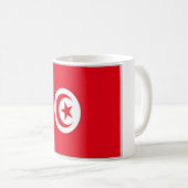 Mug Tunisie - Drapeau (Devant droit)