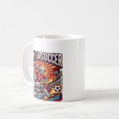 Mug Tunisie Football Skeleton Attaquant Nations Premiu (Devant gauche)