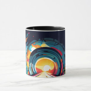 Mug Tunnel Avec Graffiti Art