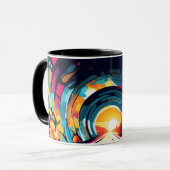 Mug Tunnel Avec Graffiti Art (Devant gauche)