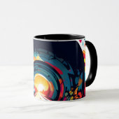 Mug Tunnel Avec Graffiti Art (Devant droit)