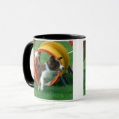 Mug Tunnel Brown d'agilité de border collie (Devant gauche)
