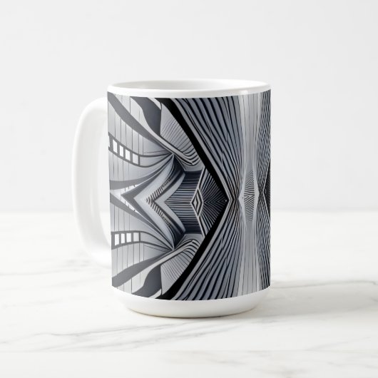 Mug Tunnel de côtes futuriste (Devant gauche)