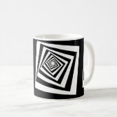 Mug Tunnel de déplacement d'illusion optique hypophoni (Devant droit)