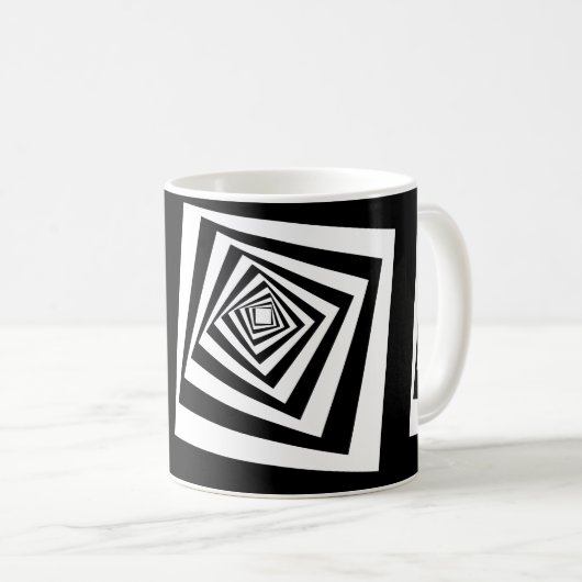 Mug Tunnel de déplacement d'illusion optique hypophoni (Devant droit)