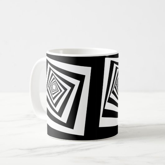 Mug Tunnel de déplacement d'illusion optique hypophoni (Devant gauche)