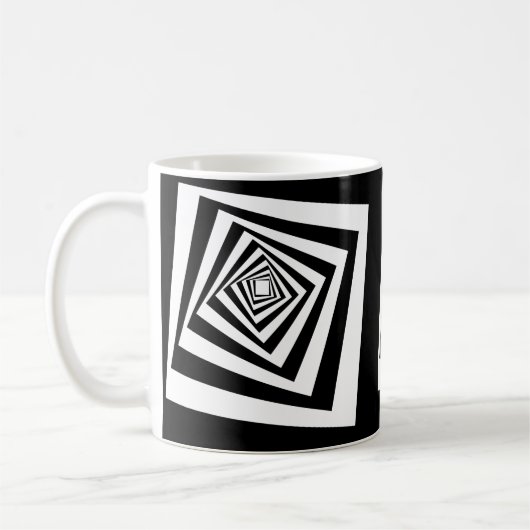 Mug Tunnel de déplacement d'illusion optique hypophoni (Gauche)