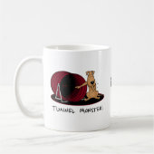 Mug Tunnel Monster - agilité effrayé chien nerveux drô (Gauche)