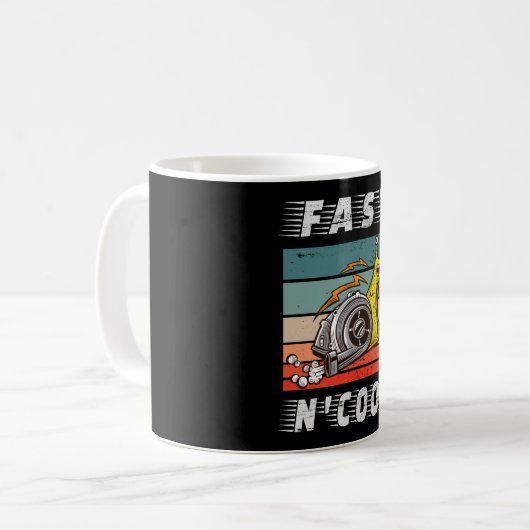 Mug Turbo escargot rapide et cool rapide n cool (Devant gauche)