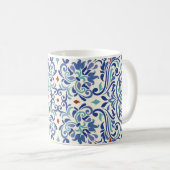 Mug Turc Coloré : Élégance De Carrelage Infini. (Devant droit)