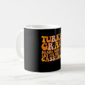 Mug Turc Gravé Fèves Et Roulettes Laissez-Moi Voir Cet (Devant gauche)