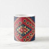 Mug Turc Kilim Tapis tapis Antique Rouge Bleu (Centre)