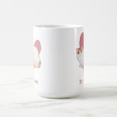 Mug Turc Van Chat Aquarelle Kitty Coeur rose (Centre)