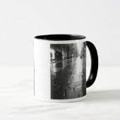 Mug Turin Italie, Rue humide Soir (Devant droit)