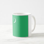 Mug Turkménistan - Drapeau - (Devant droit)