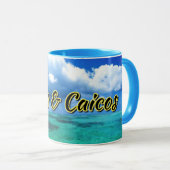 Mug Turks & Caicos ciel marin (Devant droit)