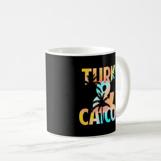 Mug Turks Caicos Palm Trees (Devant droit)