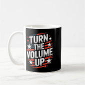 Mug Turn The Volume Up Funny For Men Women (Gauche)