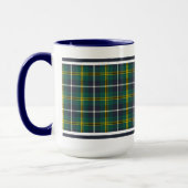 Mug Turnbull Clan Hunter Tartan Navy et Green Plaid (Gauche)