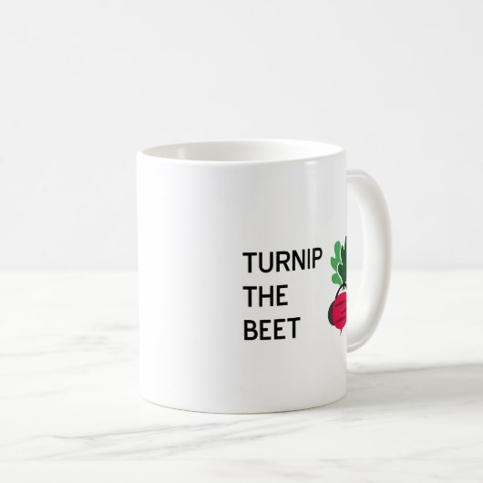 Mug Turnip la betterave (Devant droit)