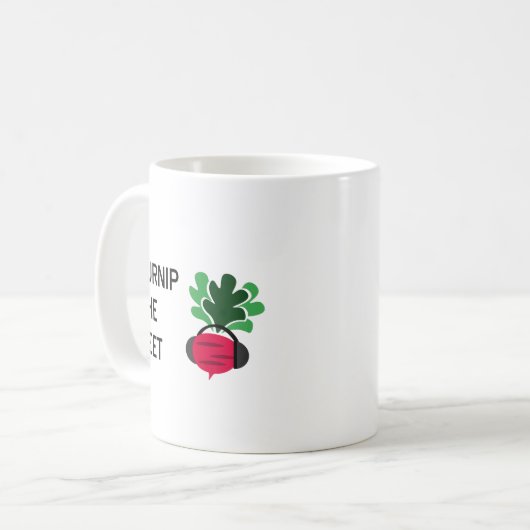 Mug Turnip la betterave (Devant gauche)