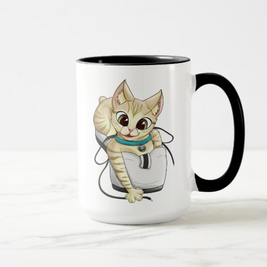 Mug Turq Musique à deux tons (Droite)