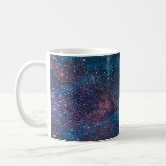 Mug Turqouise Galaxy Paint Sparkings (Gauche)