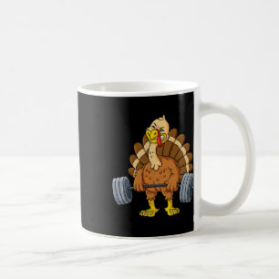 Mug Turquie Deadlift Fun Thanksgiving Day Fitness Pese