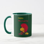 Mug Turquie et bon thanksgiving légume vert (Gauche)