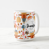 Mug Turquie et Scarecrow Thanksgiving Motif (Devant droit)