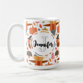 Mug Turquie et Scarecrow Thanksgiving Motif (Gauche)