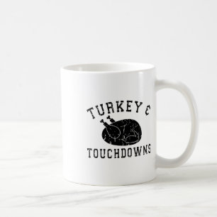 Mug Turquie Et Touchdowns Drôle Automne Automne Chute