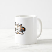 Mug Turquie Halloween Boo, Thanksgiving Turquie, Éffra (Devant droit)