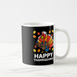 Mug Turquie Infirmière Bon thanksgiving Scrub ICU ER R
