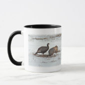 Mug Turquie sauvage en terrain neigeux (Gauche)